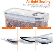 CARLA HOME Airtight Cereal Storage Containers BPA-Free Food Dispensers with Pouring Lids for Pantry & Kitchen V178-36305