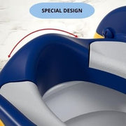 CARLA HOME Potty Training Seat with Step Stool Ladder with Anti-Slip Design, Soft Cushion & Foldable V178-36306