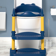 CARLA HOME Potty Training Seat with Step Stool Ladder with Anti-Slip Design, Soft Cushion & Foldable V178-36306