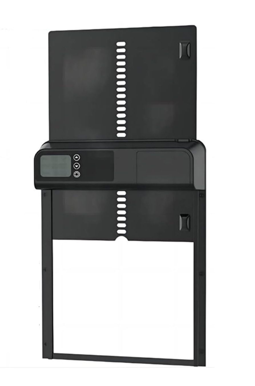 CARLA HOME Automatic Chicken Coop Door with Timer & LCD Screen, Anti-Pinch Safety, Easy Battery Operation & V178-36311