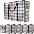 CARLA HOME 6 Pack Large Moving Storage Bags with Zipper & Handles for Clothes, Bedding, Blankets, Dorm & V178-36315