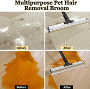 CARLA HOME Pet Hair Remover Broom with Long Handle, Reusable Fur & Lint Remover for Dog & Cat Hair V178-36316