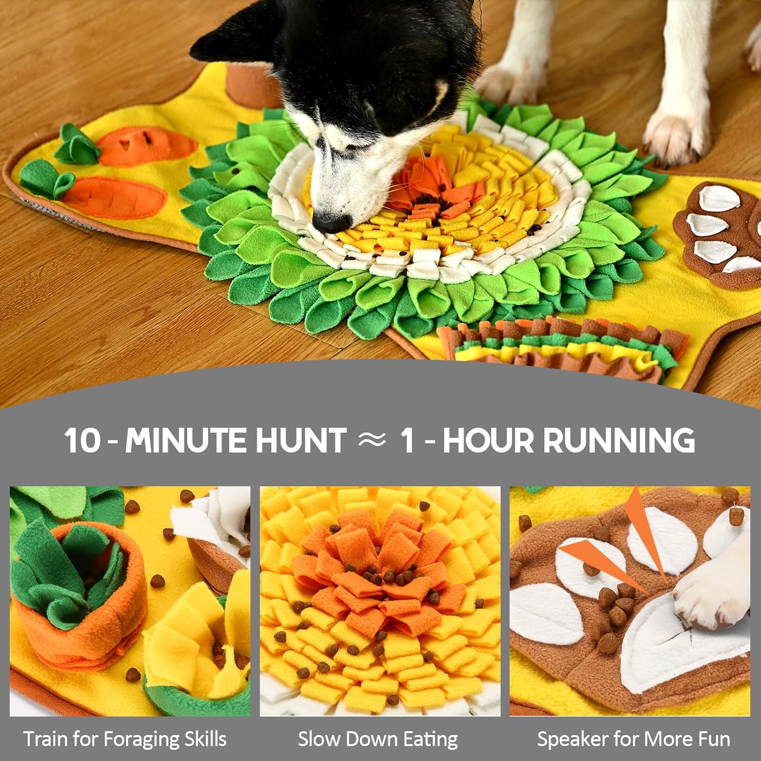CARLA HOME Snuffle Interactive Feeding Mat Toy for Dogs & Pets V178-36317