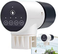 CARLA HOME Automatic Fish Feeder with Timer, Moistureproof Dispenser & Rechargeable Feeding for Aquarium or V178-36321