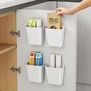 CARLA HOME 4-Pack Self-Adhesive Wall Storage Box for Cabinet Doors, Kitchen, Bathroom & Office V178-36322