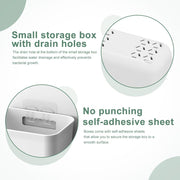CARLA HOME 4-Pack Self-Adhesive Wall Storage Box for Cabinet Doors, Kitchen, Bathroom & Office V178-36322