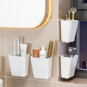 CARLA HOME 4-Pack Self-Adhesive Wall Storage Box for Cabinet Doors, Kitchen, Bathroom & Office V178-36322
