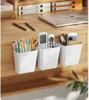 CARLA HOME 4-Pack Self-Adhesive Wall Storage Box for Cabinet Doors, Kitchen, Bathroom & Office V178-36322