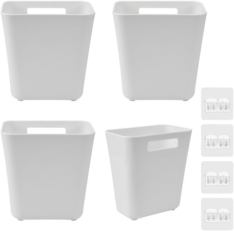 CARLA HOME 4-Pack Self-Adhesive Wall Storage Box for Cabinet Doors, Kitchen, Bathroom & Office V178-36322