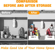 CARLA HOME 2 pack Under Sink Organiser with Sliding Drawers & 2 tier for Kitchen & Bathroom V178-36342