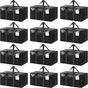 CARLA HOME 12-Pack Large Moving Storage Bags with Zippers & Handles with 95 Liters Capacity for Space Saving, V178-36346