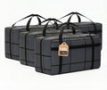 CARLA HOME 4-Pack 180L Extra Large Moving Storage Bags with Handles & Duty Zippered for Clothes, Travel, V178-36347