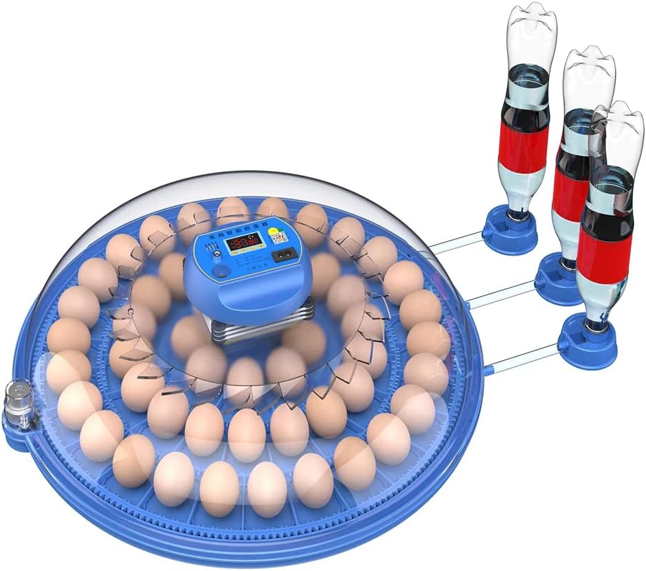 CARLA HOME 52 Egg Incubator with Automatic Turning, LED Display, Humidity & Temperature Control, Auto Water V178-36354