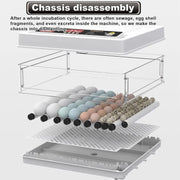 CARLA HOME 70 Egg Incubator with Automatic Turning, LED Display, Humidity & Temperature Control, Auto Water V178-36355