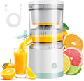 CARLA HOME Hands-Free Citrus Juicer with USB Rechargeable Electric Fruit Squeezer V178-36370