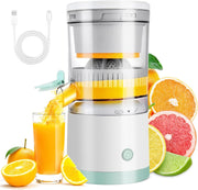 CARLA HOME Hands-Free Citrus Juicer with USB Rechargeable Electric Fruit Squeezer V178-36370