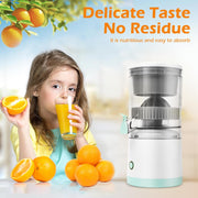 CARLA HOME Hands-Free Citrus Juicer with USB Rechargeable Electric Fruit Squeezer V178-36370