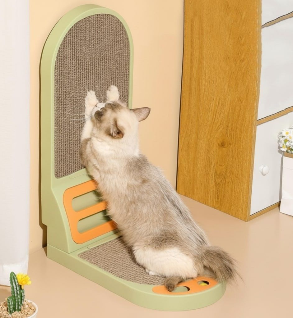 CARLA HOME Vertical Cat Scratching Board with Durable Cardboard for Indoor Cats V178-36371