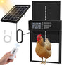 CARLA HOME Automatic Chicken Coop Door Solar Powered with 4 Mode Timer & Light Sensor, Anti-Pinch & USB V178-36375