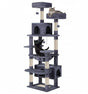 CARLA HOME 180cm Cat Tree Tower for Indoor Cats with Plush Perches, Dual Condos, Natural Sisal Scratching V178-36386