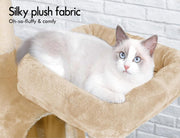 CARLA HOME 180cm Cat Tree Tower for Indoor Cats with Plush Perches, Dual Condos, Natural Sisal Scratching V178-36387