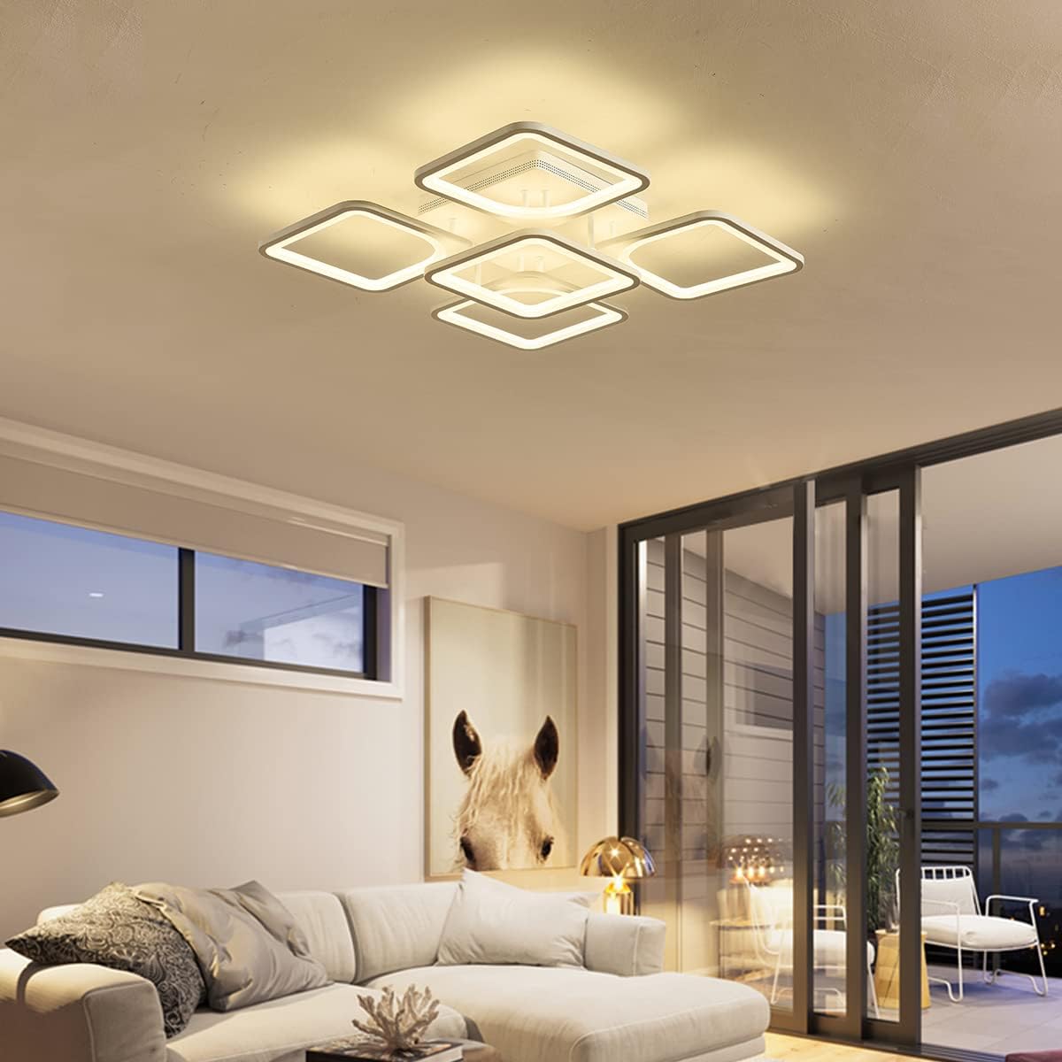 Modern LED Ceiling Light Remote Control (60 cm) V178-36471