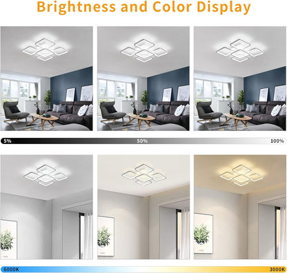 Modern LED Ceiling Light Remote Control (60 cm) V178-36471