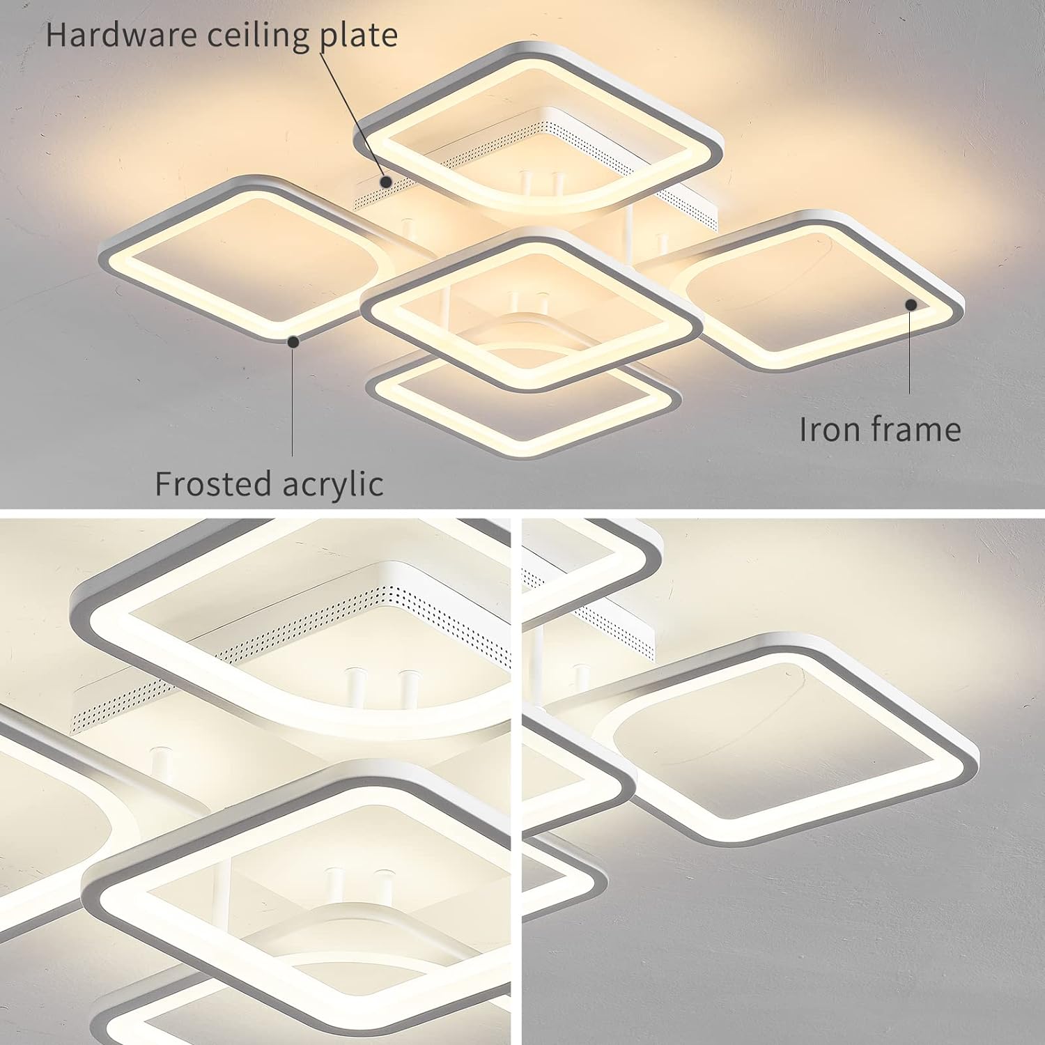 Modern LED Ceiling Light Remote Control (60 cm) V178-36471