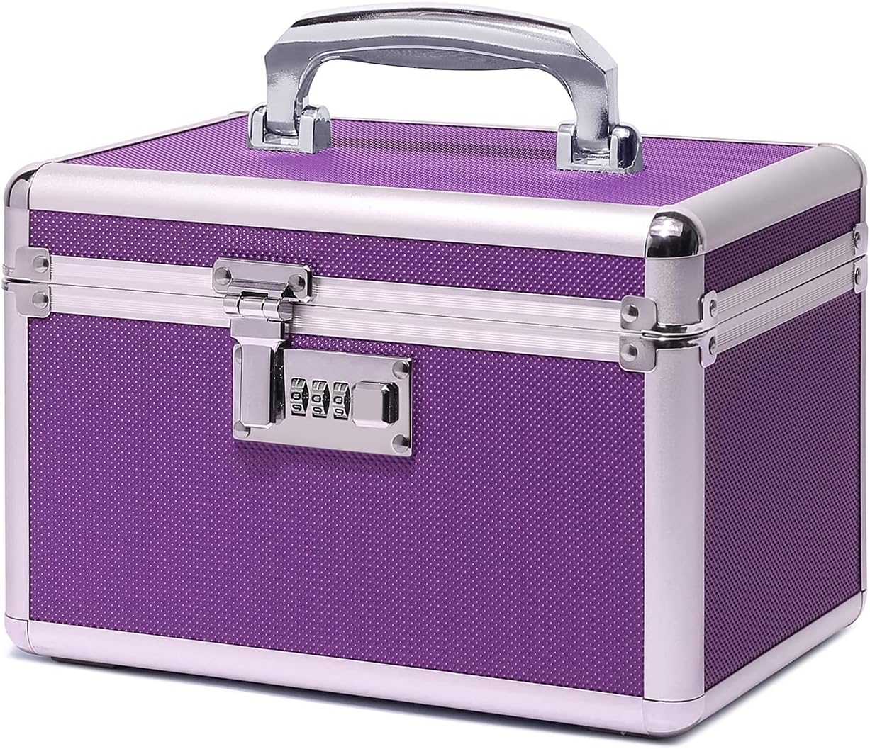 Locking Combination Medicine Box (Purple/Small) V178-36741