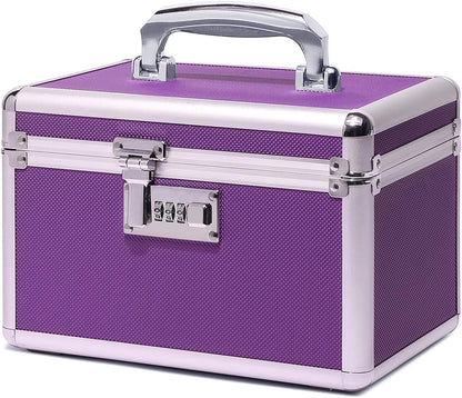 Locking Combination Medicine Box (Purple/Small) V178-36741