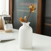 Ceramic Set of 3 Modern White Vases for Home Dcor V178-36902
