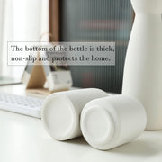 Ceramic Set of 3 Modern White Vases for Home Dcor V178-36902