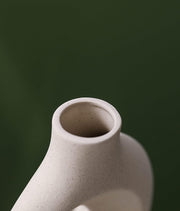 Ceramic Set of 2 Creative White Vases for Home Decor V178-38052