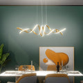 Modern LED Ceiling Chandelier 75W Smart-Lamp (Golden Pendent Light) V178-38737