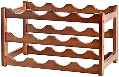 3-layer Bamboo Wine Storage Rack (12 bottles) V178-43802
