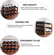3-layer Bamboo Wine Storage Rack (12 bottles) V178-43802