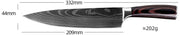 Professional Chef's Knives for Kitchen and Restaurants (20 cm) V178-43840