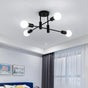 Mid Century Chandelier Modern, 4-Light V178-44801