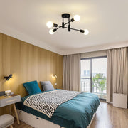 Mid Century Chandelier Modern, 4-Light V178-44801