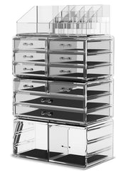 Makeup Cosmetic Organizer Storage with 12 Drawers Display Boxes (Clear) V178-52588
