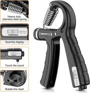 5 Pack Adjustable Resistance Hand Gripper Exerciser Workout Kit V178-58564