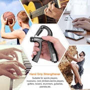 5 Pack Adjustable Resistance Hand Gripper Exerciser Workout Kit V178-58564