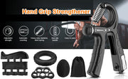 5 Pack Adjustable Resistance Hand Gripper Exerciser Workout Kit V178-58564
