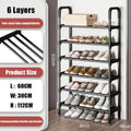 6-Layer Multi-Function Shoe Rack Space Saver V178-62190