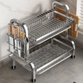 Compact Rust-Proof Dish Drying Rack Set V178-62198