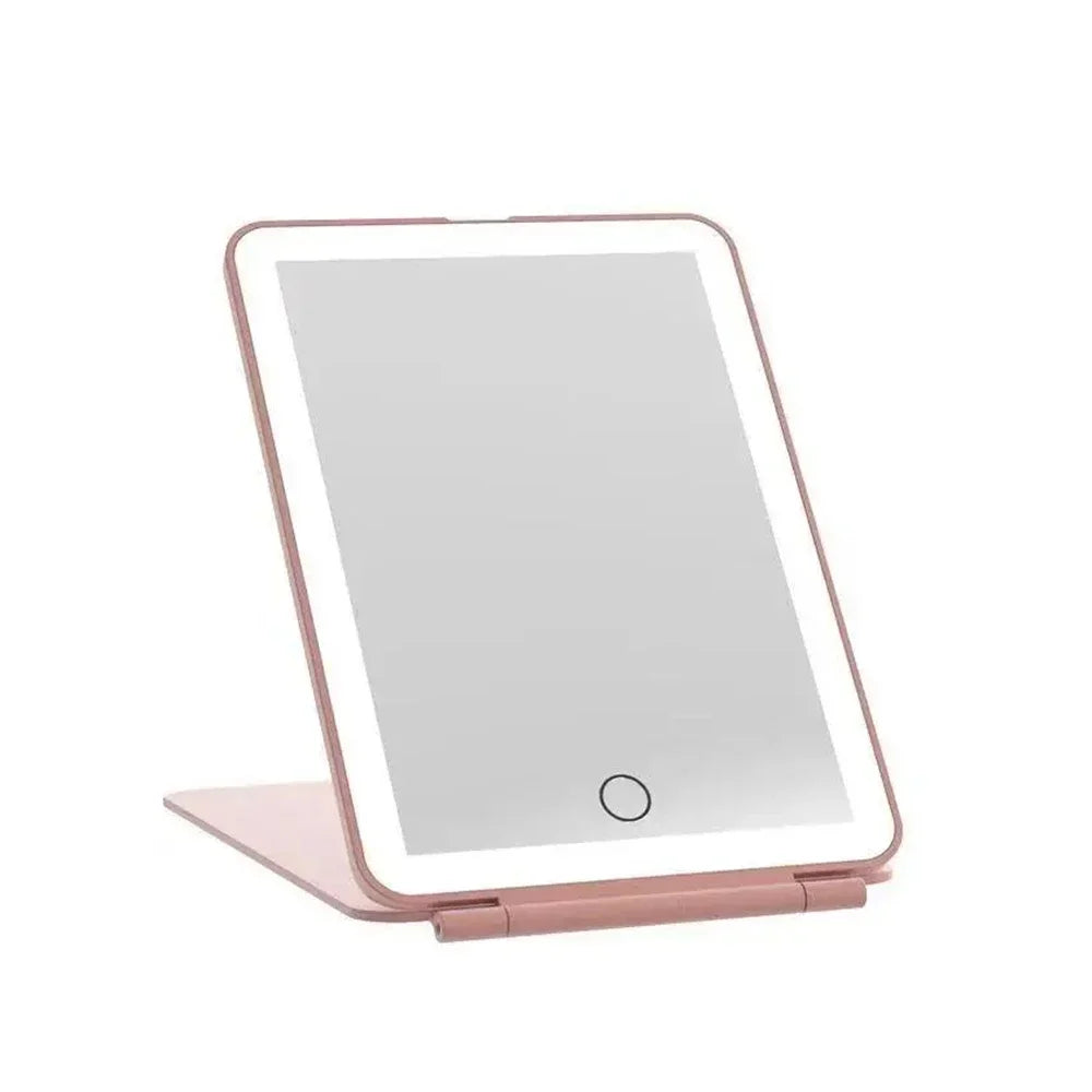 LED Travel Makeup Mirror 3 Light Modes USB V178-62200