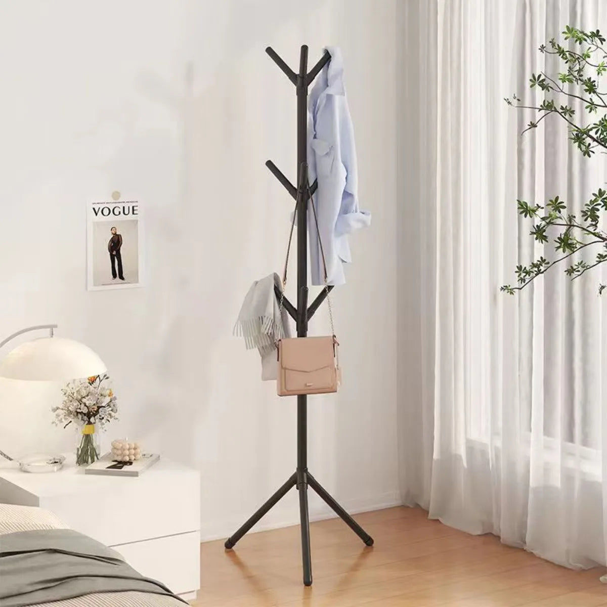 Floor-to-Floor Clothes and Hats Rack Holder V178-62204