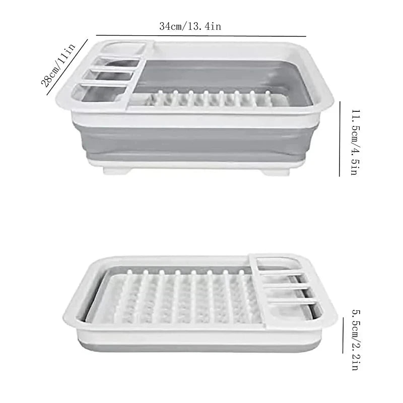 Foldable Kitchen Dish Rack Storage Tray V178-62205