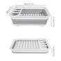 Foldable Kitchen Dish Rack Storage Tray V178-62205
