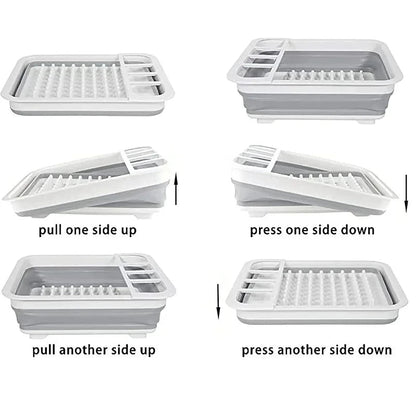 Foldable Kitchen Dish Rack Storage Tray V178-62205